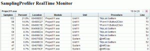 SamplingProfiler RealTime Monitor